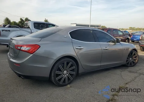 2015 Maserati Ghibli S из США, поврежденный, VIN ZAM57RTA7F1160272